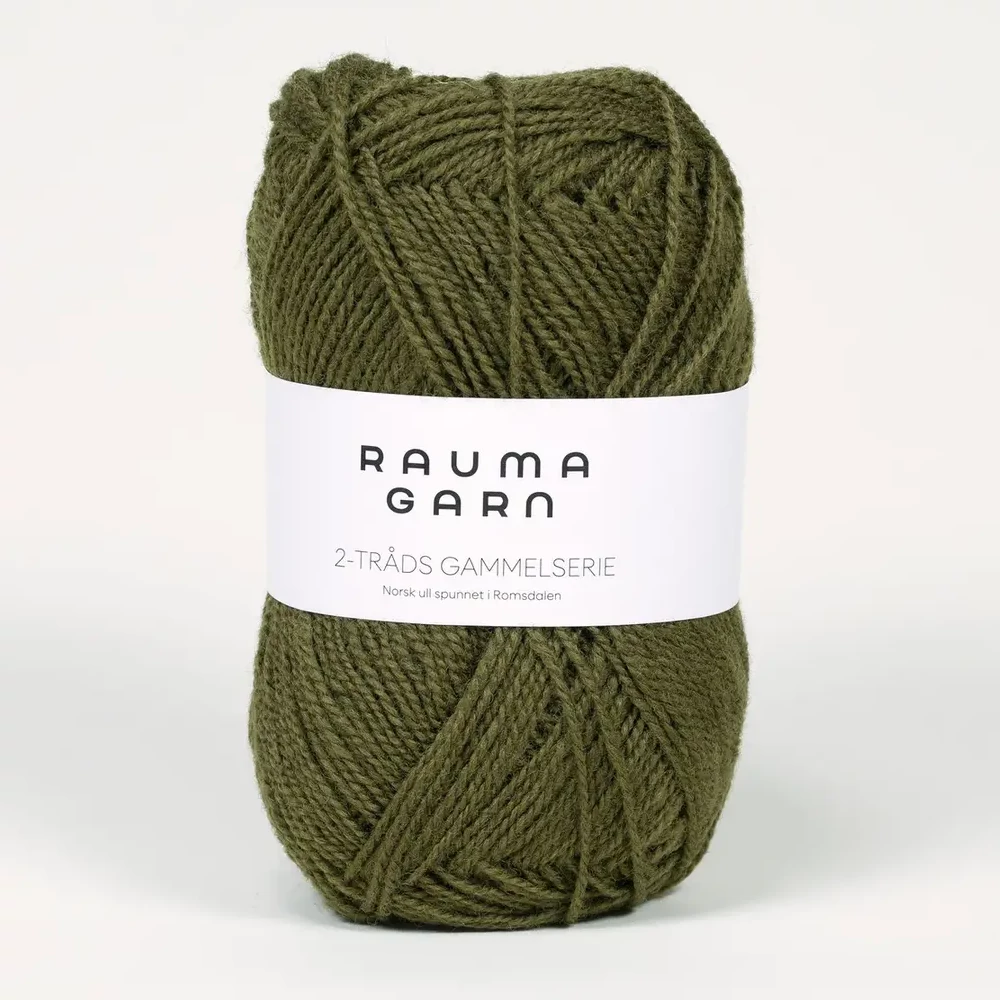 2-tråds Gammelserie - 476 (Mosegrønn)