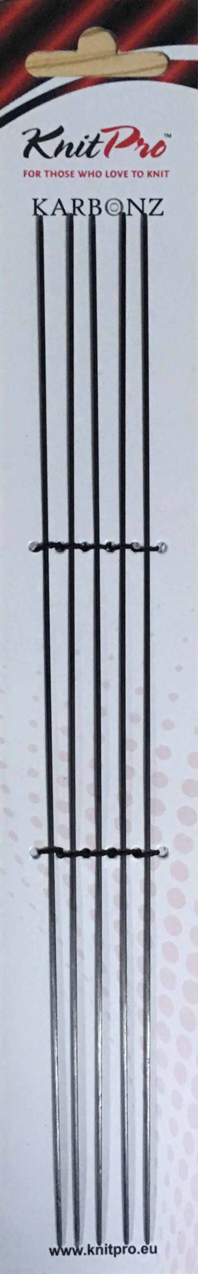 Knit Pro Nadelspiel - Karbonz 15cm