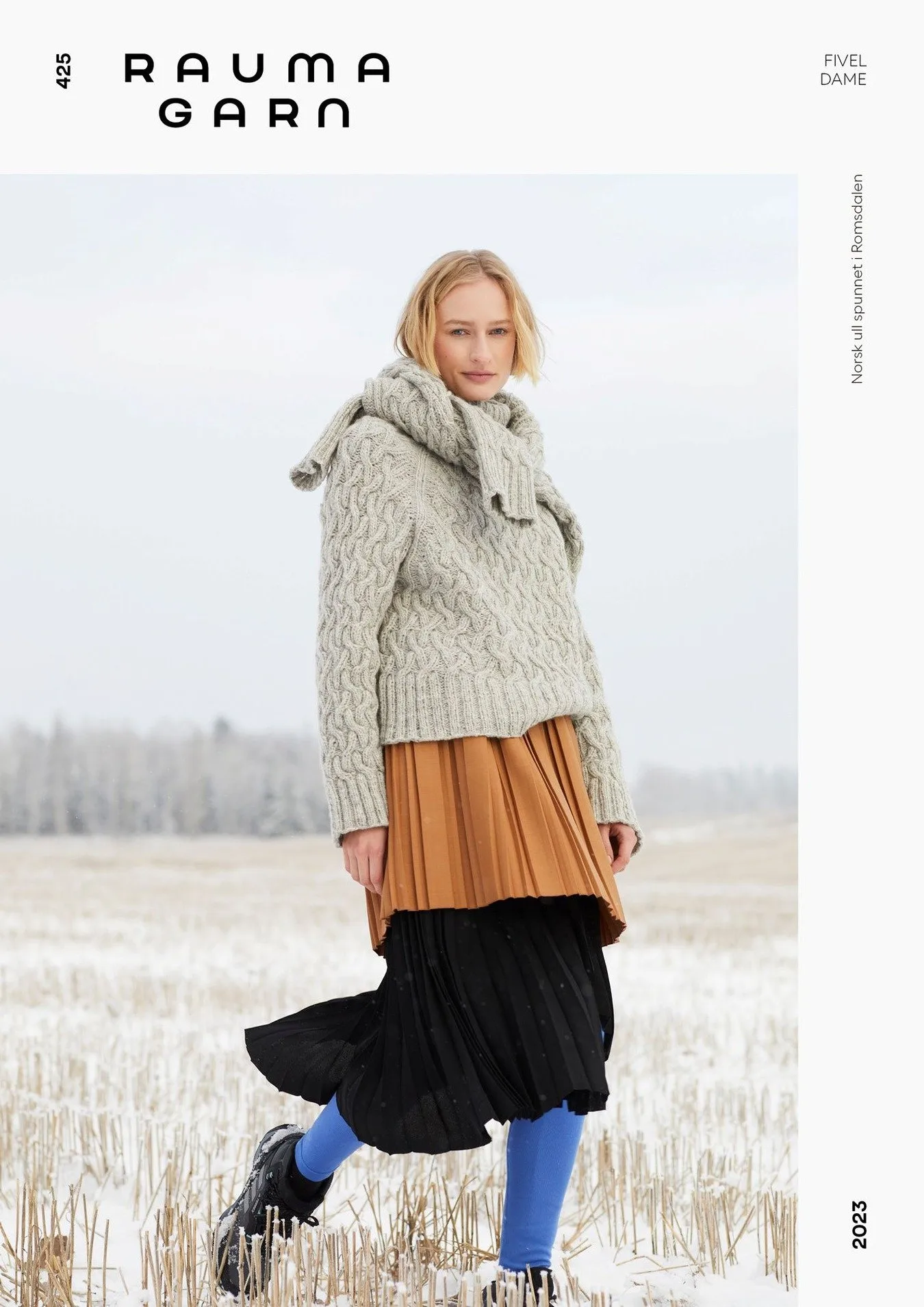 Rauma Garn - 425 Fivel, dame