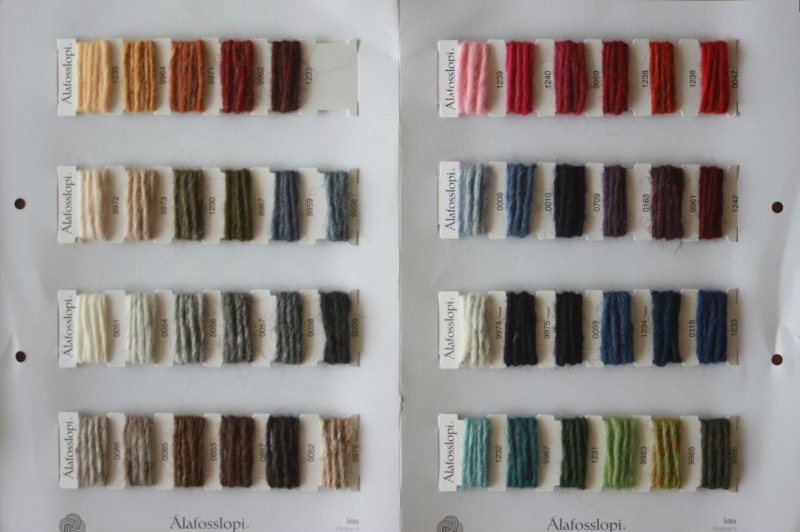 Farbkarte - Alafosslopi