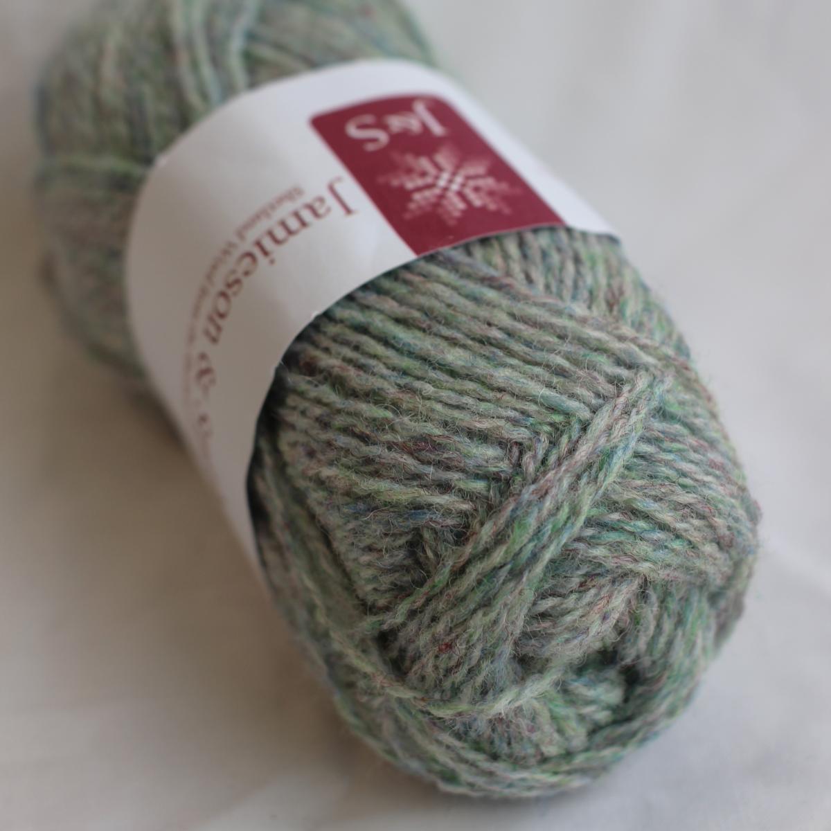 2ply Jumper Weight - 1280 (Light Marled Blue Green)