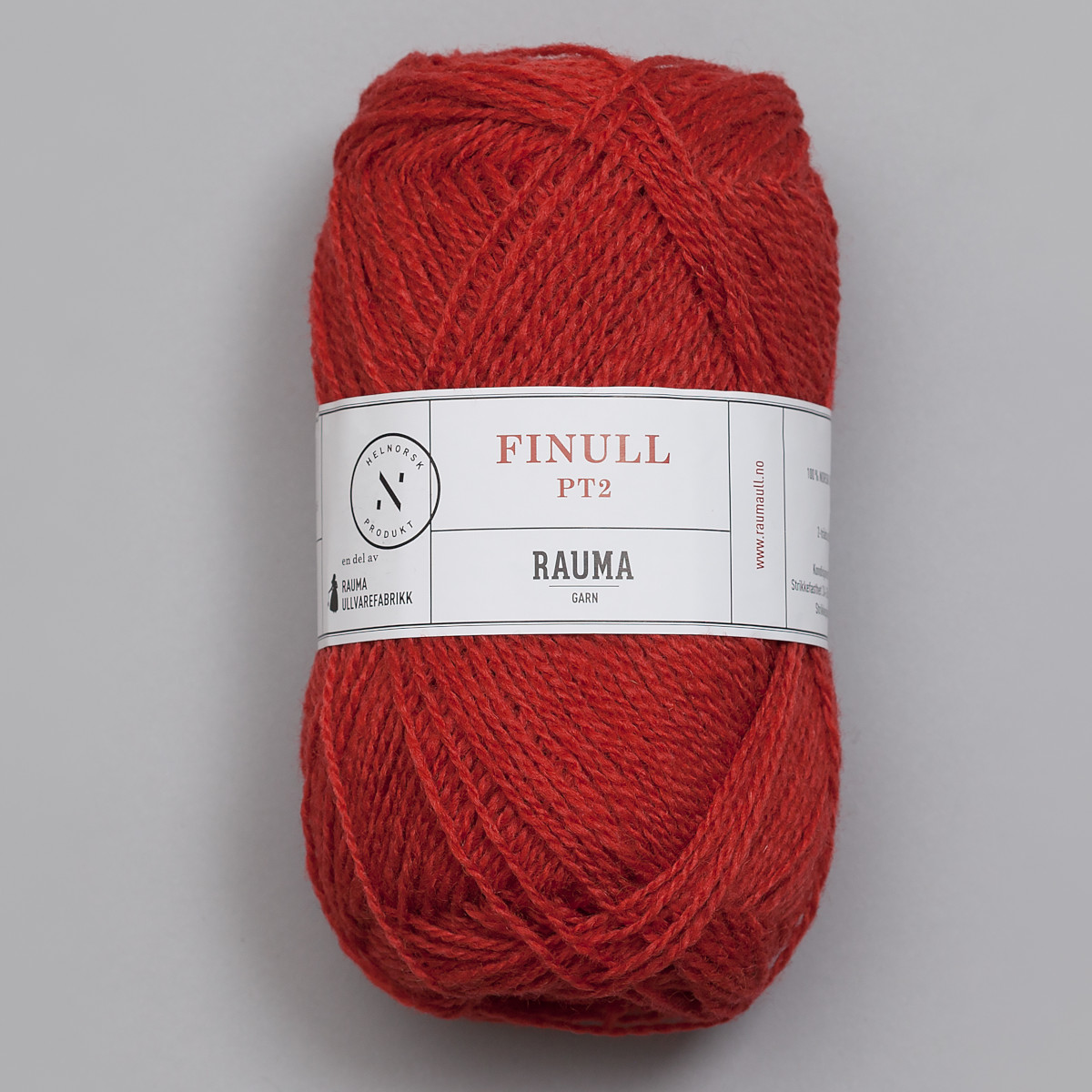 Finullgarn - Dempet rød (469)