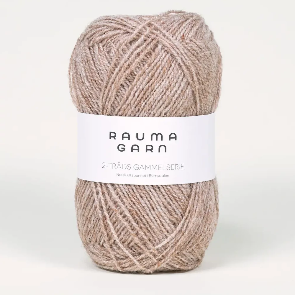 2-tråds Gammelserie - 406 (Beige melert)