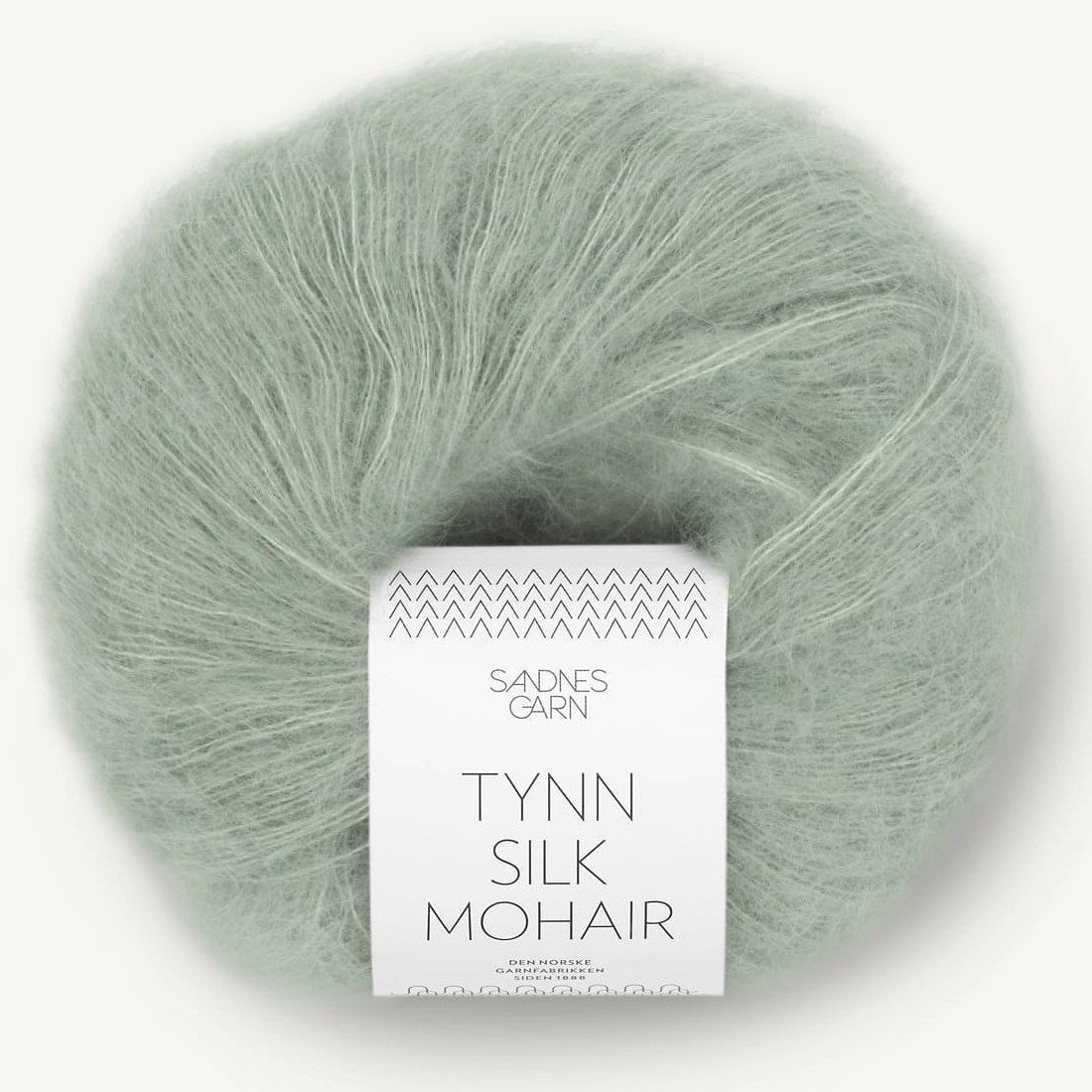 Tynn Silk Mohair - 8521 (Støvet Lys Grønn)