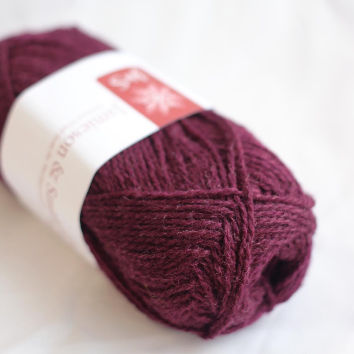 2ply Jumper Weight - 134 (Aubergine)