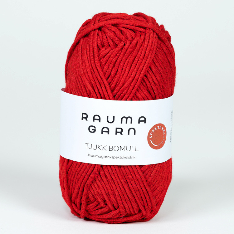 Tjukk Bomull - 314 (Rød)