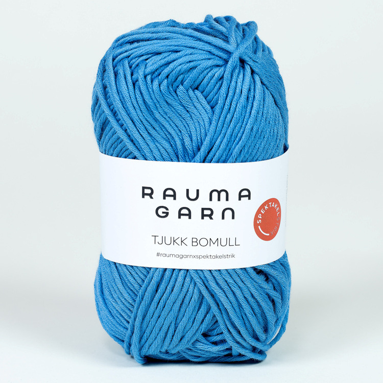 Tjukk Bomull - 351 (Himmelblå)
