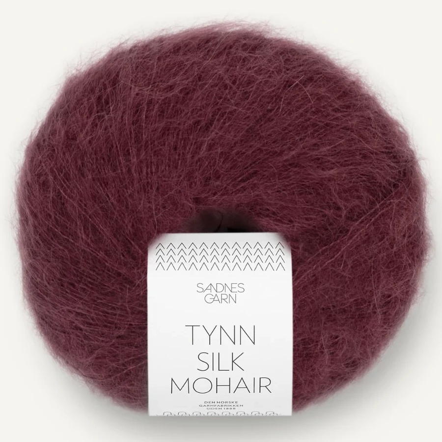 Tynn Silk Mohair - 4372 (Dyp Burgunder)