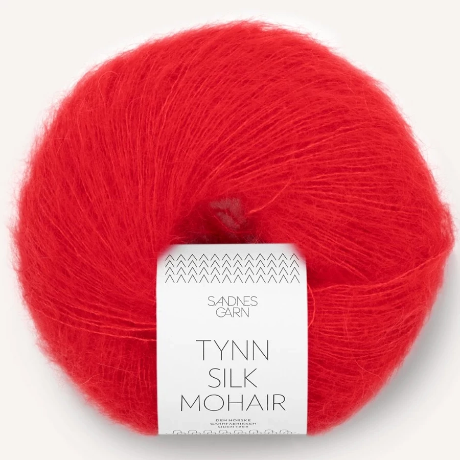 Tynn Silk Mohair - 4018 (Scarlet Red)