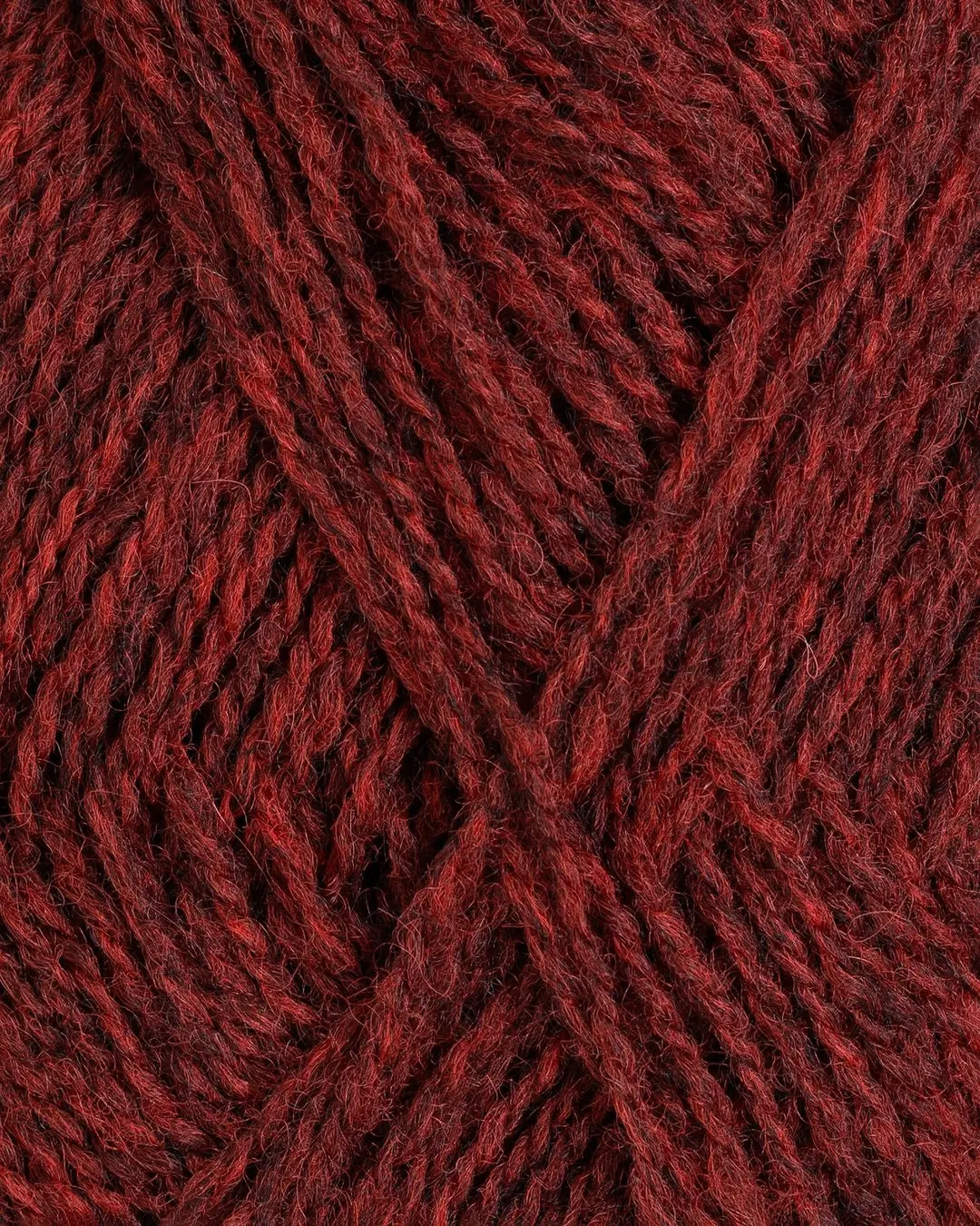Finull - 4131 (Dempet rød mørkmelert)