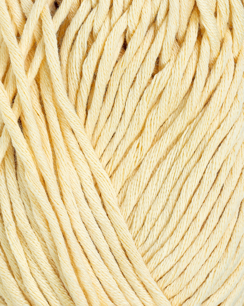 Tjukk Bomull - 324 (Strågul)