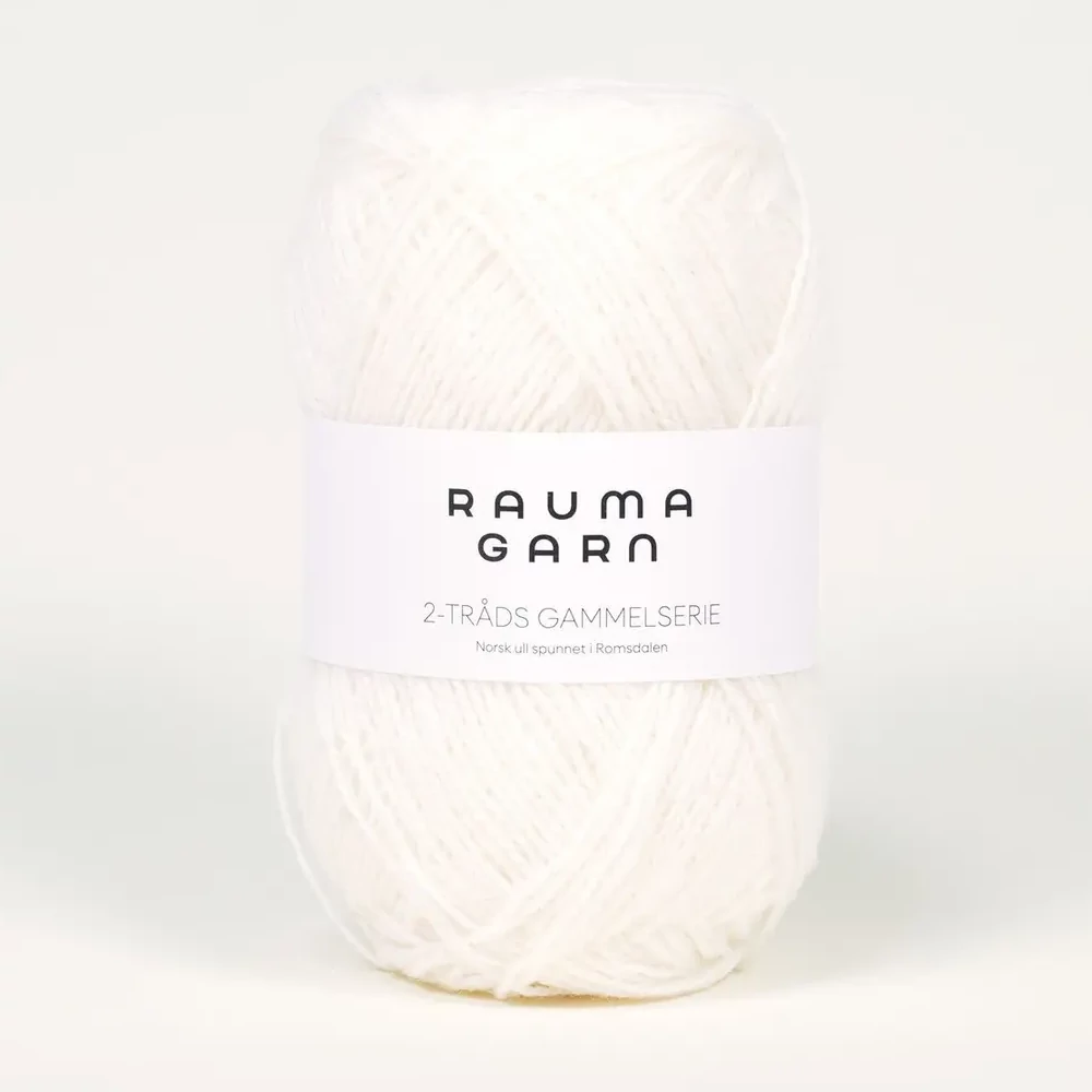 2-tråds Gammelserie - 400 (Hvit)