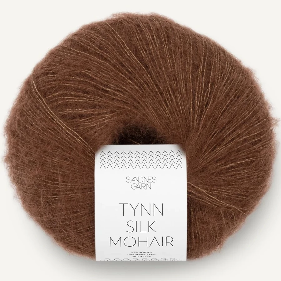 Tynn Silk Mohair - 3073 (Sjokolade)