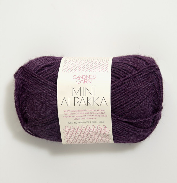 Mini Alpakka - Dunkellila (4855)