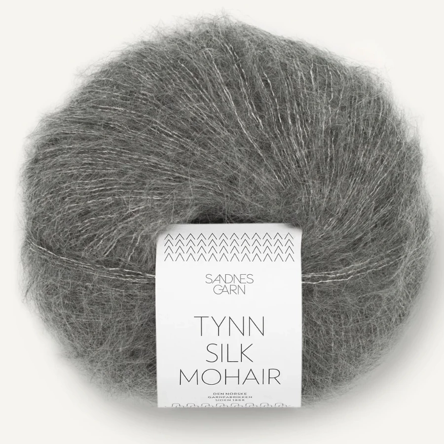 Tynn Silk Mohair - 1053 (Mork Gramelert)