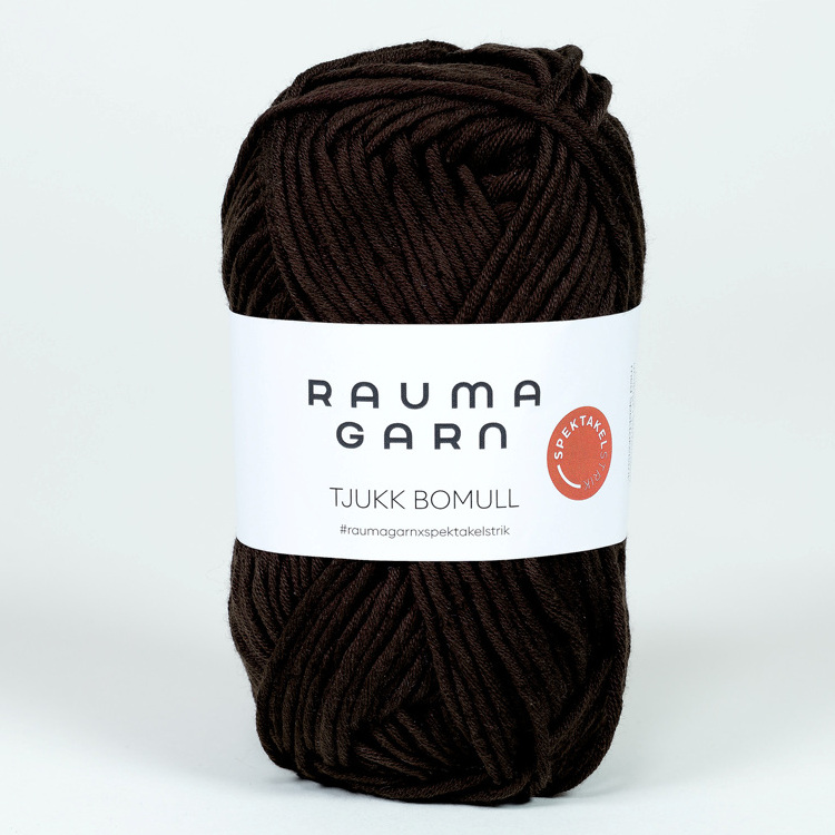 Tjukk Bomull - 349 (Varm Sjokolade)