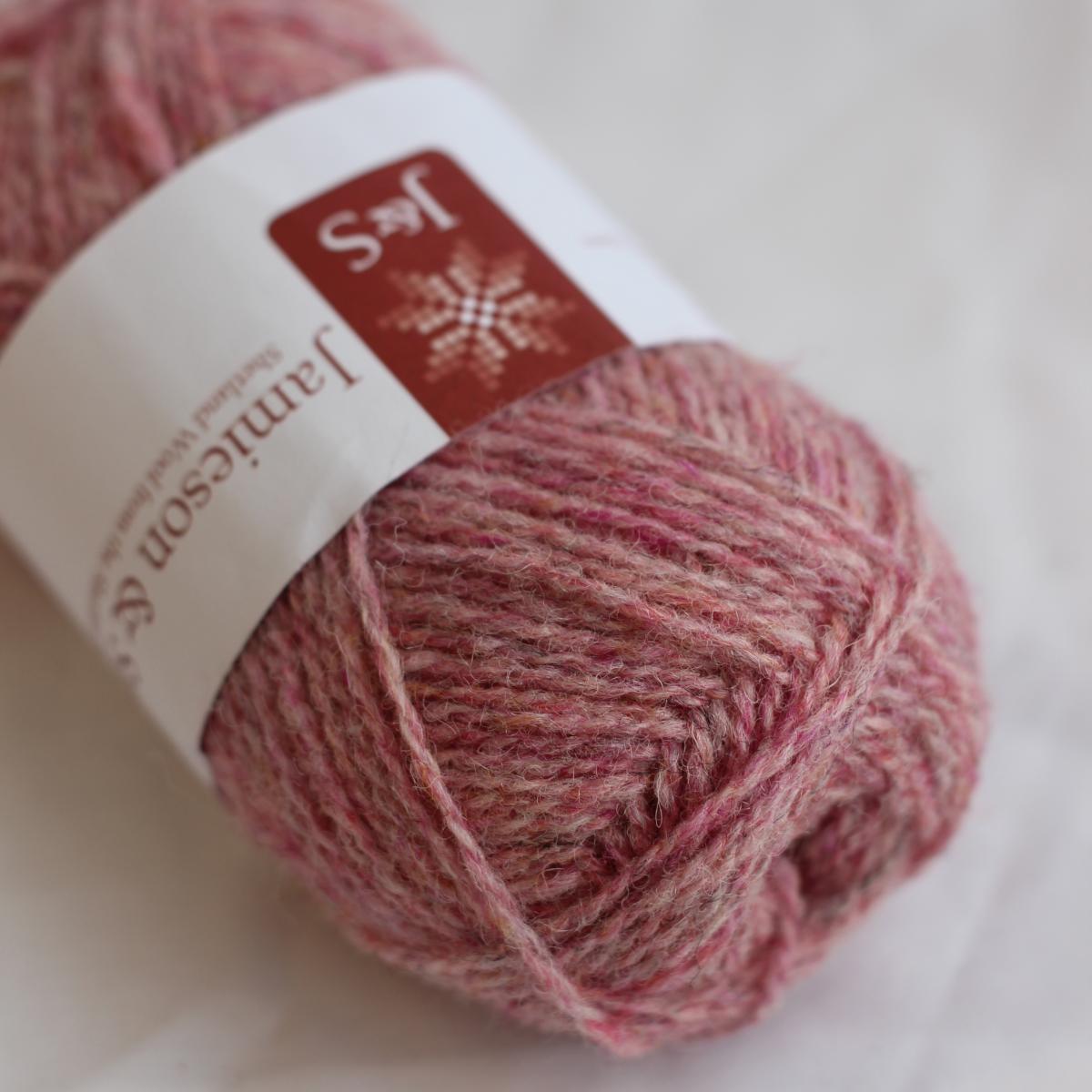 2ply Jumper Weight - 1283 (Mid Marled Pink)