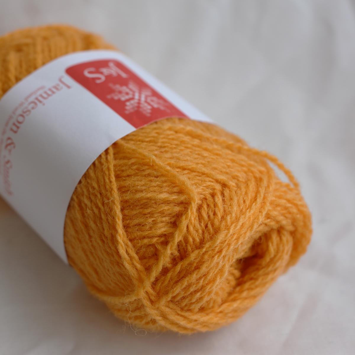 2ply Jumper Weight - 90 (Light Orangey Yellow)