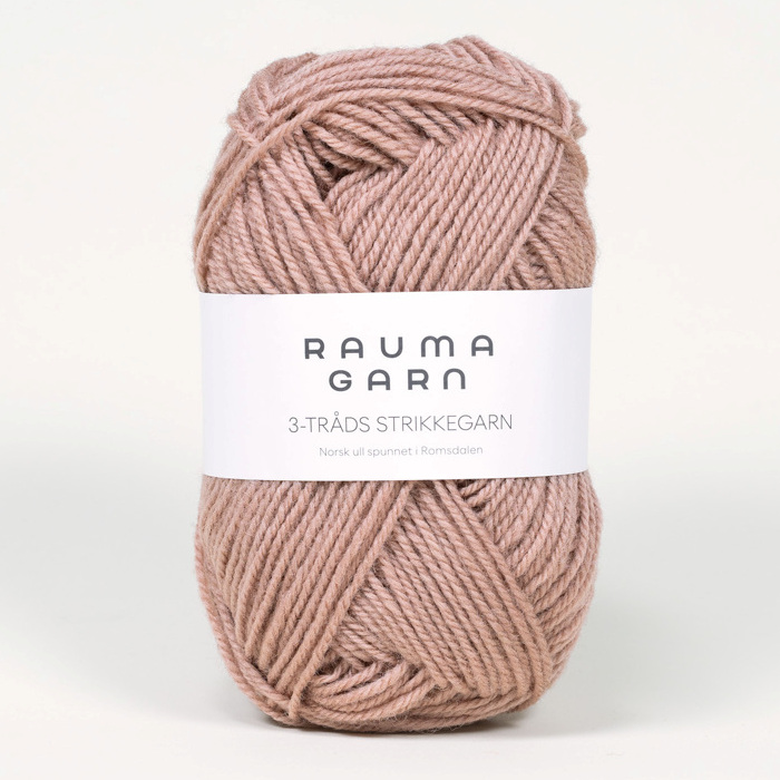 3-tråds strikkegarn - 1487 (Beige)