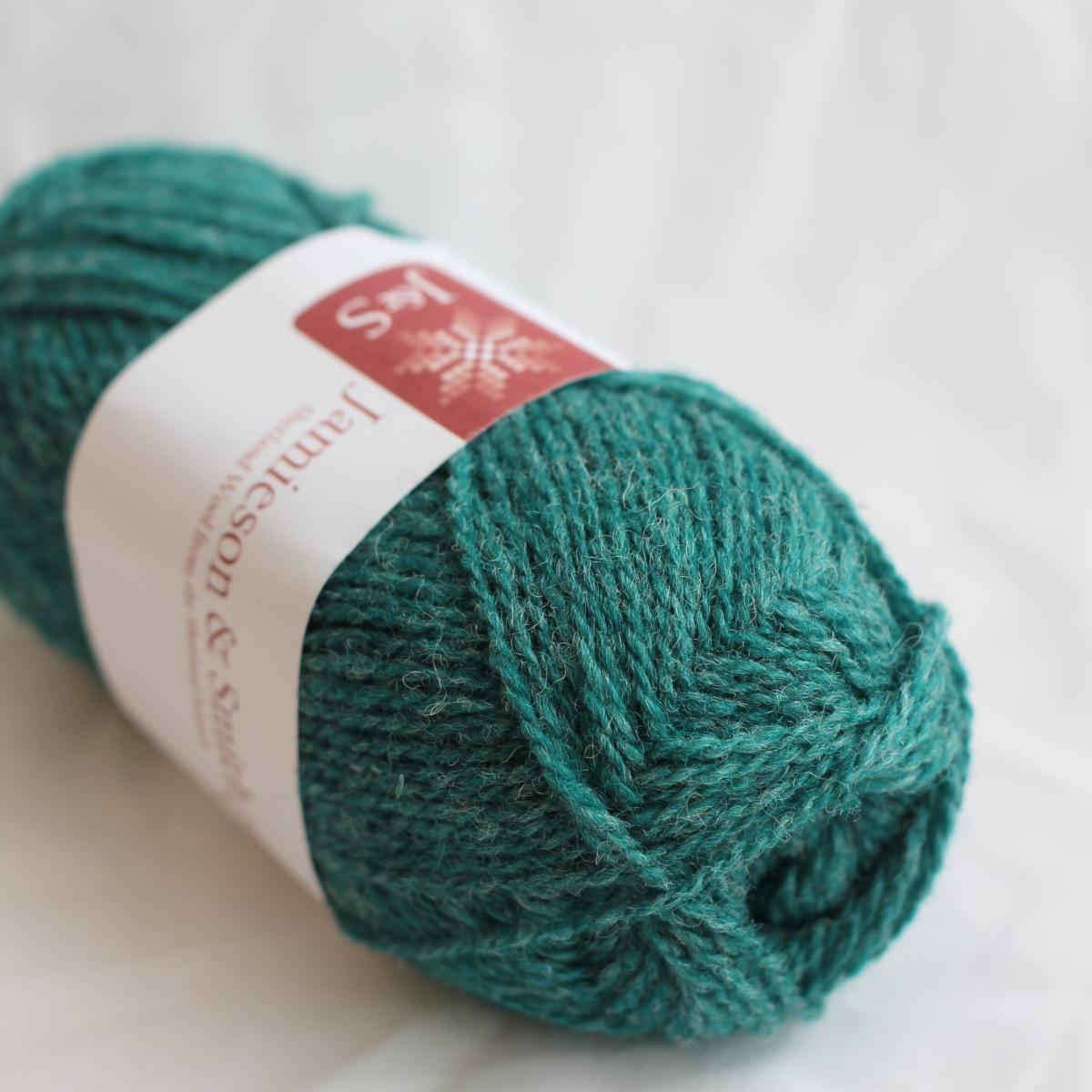 2ply Jumper Weight - 65 (Marled Mid Green)