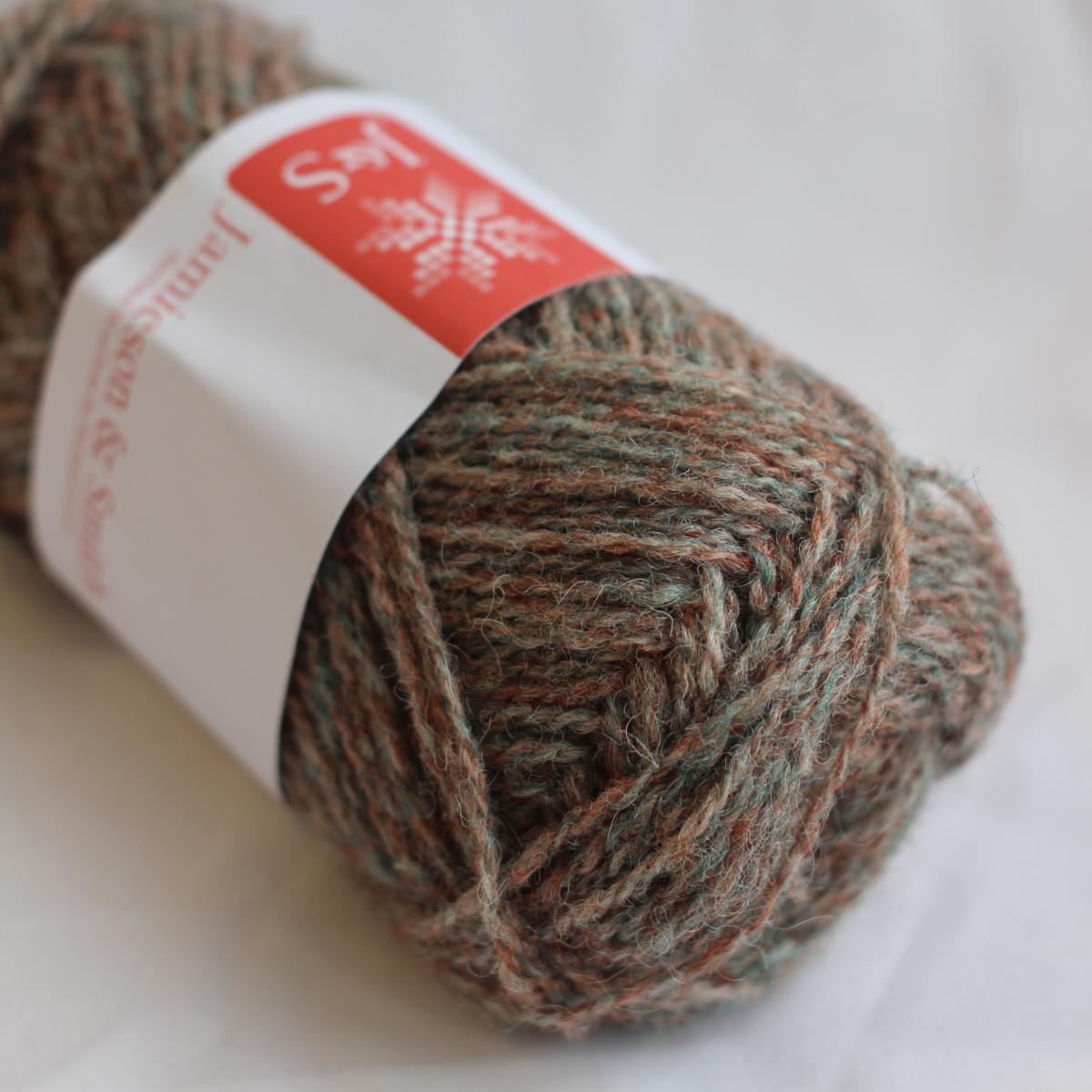 2ply Jumper Weight - FC64 (Mid Fawn Green Mix)