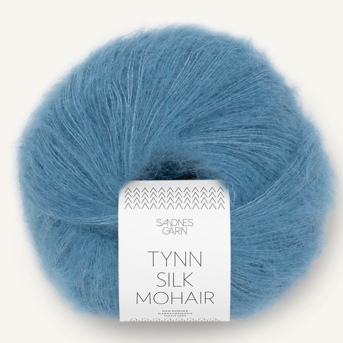 Tynn Silk Mohair - 6042 (Mørk Himmelblå)