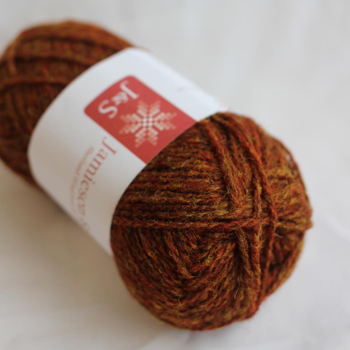 2ply Jumper Weight - 122 (Dark Mixed Orange)
