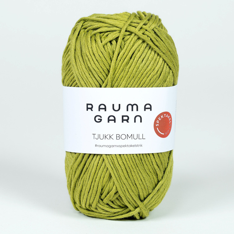 Tjukk Bomull - 352 (Mørk Eplegrønn)