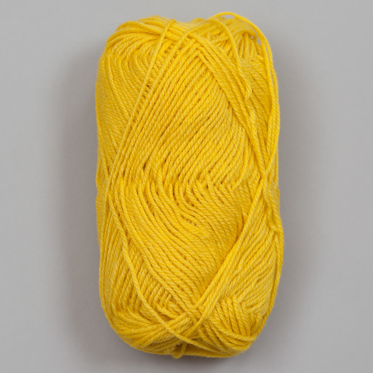 3-tråds strikkegarn - Gul (125)