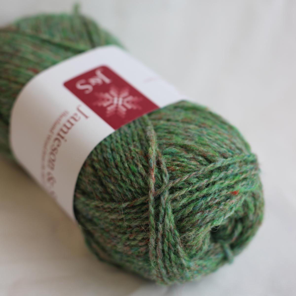 2ply Jumper Weight - 1282 (Bright Green Mix)