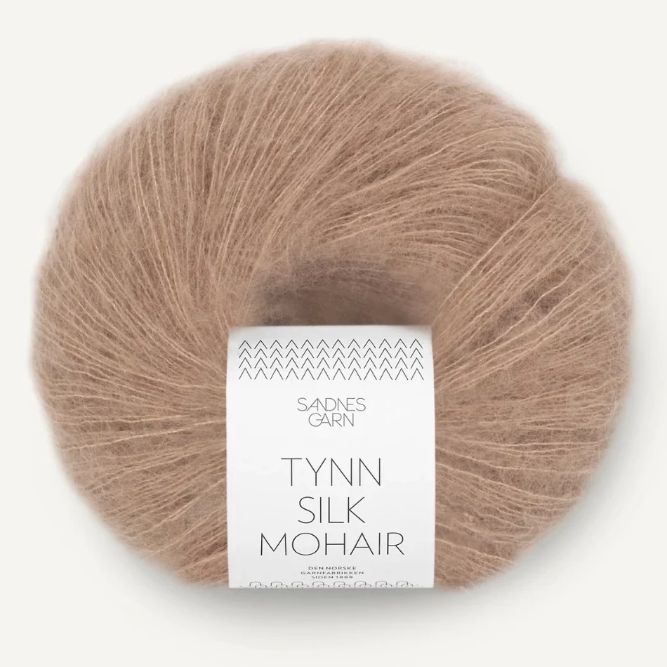 Tynn Silk Mohair - 3041 (Lys Eikenøtt)