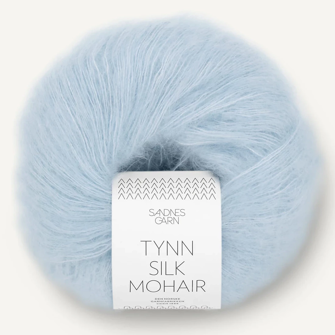Tynn Silk Mohair - 6012 (Lys Blå)