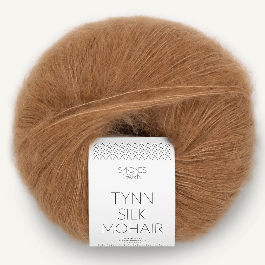 Tynn Silk Mohair - Brunt Sukker (2543)